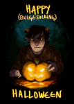  charlie halloweenstuck karkat_vantas pumpkin solo 