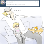  ask babies bro couch dave_strider gaming kindergraph sleeping smuppets 