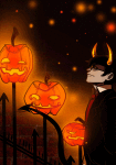  animated dave_strider devil_dave meteorkid profile pumpkin solo suit trollified 