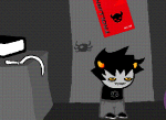 animated book karkat_vantas sickle solo source_needed wut ~ath_book 