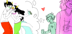  artist_needed beverage feferi_peixes heart kanaya_maryam kiss mary_shelly redrom shipping source_needed sourcing_attempted thought_balloon 