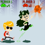  3_in_the_morning_dress dave_strider frogs jade_harley land_of_frost_and_frogs red_baseball_tee 