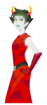  flash_asset kanaya&#039;s_red_dress kanaya_maryam pixel rainbow_drinker solo transparent xamag 