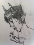  blood crying gore sadstuck sketch sollux_captor solo source_needed sourcing_attempted 