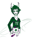  blood gash_sash glasses_added kanaya_maryam limited_palette rainbow_drinker solo source_needed sourcing_attempted 