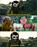  1s_th1s_you centaurs equius_zahhak image_manipulation kiss lord_of_the_rings solo tolkien wut 