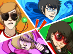  ! beta_kids black_squiddle_dress crossover dave_strider dress_of_eclectica godtier heir jade_harley john_egbert junior_compu-sooth_spectagoggles kerezteny persona rose&#039;s_pink_scarf rose_lalonde shin_megami_tensei squiddlejacket thorns_of_oglogoth 