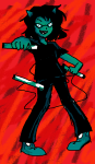  limited_palette luckyharuanimu-squig solo spear_cane terezi_pyrope 