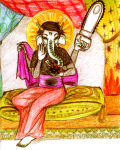  chainsaw gash_sash kanaya_maryam kibaasaiki matriorb mythologystuck rainbow_drinker sitting solo 