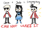  crossover dave_strider dress_of_eclectica fairly_odd_parents jade_harley red_baseball_tee the_truth 