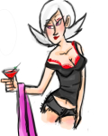  alcohol ashisaloser cocktail_glass mom solo undergarments 
