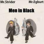  crossover dave_strider john_egbert men_in_black parody poster suit the-assyrian 