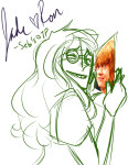  crossover harry_potter jade_harley lineart sketch solo source_needed sourcing_attempted 