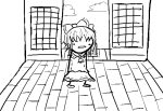  crossover grayscale image_manipulation problem_sleuth problem_sleuth_(adventure) salad touhou 