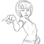  grayscale lineart rose_lalonde sketch solo source_needed sourcing_attempted 