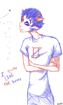  arms_crossed bees limited_palette sollux_captor solo source_needed sourcing_attempted 