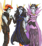  2011 ancestors blackrom dualfang holding_hands marquise_spinneret_mindfang mesitka orphaner_dualscar redrom shipping summoning_the_8ooty the_summoner wings_only 