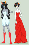  2011 fairy_dress justice4all kanaya&#039;s_red_dress kanaya_maryam promstuck rainbow_drinker vriska_serket 