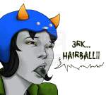  2011 cat_hat headshot nepeta_leijon ohgodwhat ooanne-kakaoo solo starter_outfit text transparent vomit word_balloon 