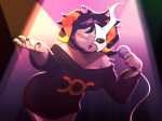  2025 chixie_roixmr crying fullres hiveswap iceflower99 jaggy_lines mask microphone solo starter_outfit 