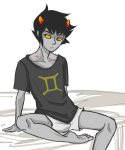 2013 barefoot bed clothingswap fullres karkat_vantas ketchup_and_mustard q-dormir shipping sitting sleepystuck solo undergarments