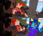  1s_th1s_you crossover dave_strider terezi_pyrope the_iron_giant trees 