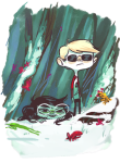  dave_strider frogs jade_harley land_of_frost_and_frogs mintyfizz red_baseball_tee 