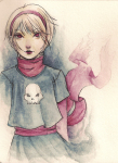  black_squiddle_dress rose_lalonde solo source_needed sourcing_attempted watercolor 