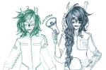  artificial_limb crossover limited_palette matryoshka scourge_sisters source_needed sourcing_attempted terezi_pyrope vocaloid vriska_serket 