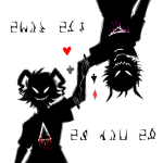  arm_in_arm blood clubs diamond fantroll heart highlight_color language:alternian silhouette source_needed sourcing_attempted spade translated upside_down 