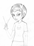  grayscale knitting_needles mspandrew pencil rose_lalonde sketch solo 