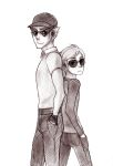  back_to_back bro dave_strider grayscale kylee 