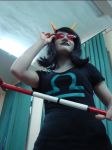  cosplay dragonhead_cane low_angle real_life solo terezi_pyrope 