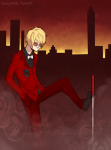  city dave_strider katana loonytwin red_plush_puppet_tux solo 