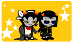  crossover equius_zahhak holding_hands image_manipulation meowrails nepeta_leijon source_needed sourcing_attempted vocaloid 