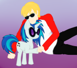  crossover dave_strider fistbump my_little_pony ponies red_baseball_tee 