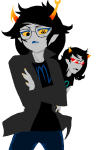  arms_crossed crossover meme my_little_sister_can&#039;t_be_this_cute scourge_sisters source_needed sourcing_attempted starter_outfit terezi_pyrope vriska_serket 