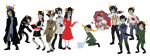  2011 2spooky 40sstuck alternians aradia_megido blood crossover deuce_clubs equius_zahhak eridan_ampora feferi_peixes foolsinvasion fullres gamzee_makara heart inglourious_basterds kanaya_maryam karkat_vantas katnep nepeta_leijon no_glasses redrom shipping sollux_captor tavros_nitram terezi_pyrope thought_balloon vriska_serket weapon 