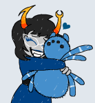  2026 aranea_serket dancestors frigiddoctoratus fullres heart hug jaggy_lines plushie scribble_mode solo spiders starter_outfit 