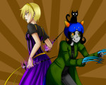  2011 action_claws back_to_back cat_hat nepeta_leijon oglopussy pride rose_lalonde starter_outfit thorns_of_oglogoth velvet_squiddleknit vodka_mutini 