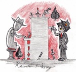  2011 fashion formal fullres jack_noir karkat_vantas piano sitting spade spades_slick suit text xerces-blue 