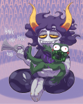 2018 babies barefoot blood caliborn fullres gamzee_makara honk rubber_horn scars sitting sketchoodles starter_outfit text
