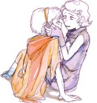  2023 back_angle fullres godtier incest lalondecest light_aspect mineralteacup no_mask rogue rose_lalonde roxy_lalonde seer sitting void_aspect wizardship 