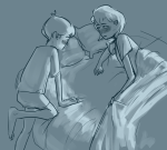 2023 barefoot bed blush dave_strider dersecest fullres grubbutts incest lying monochrome no_glasses nsfw_source rose_lalonde shipping