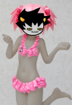  1s_th1s_you broken_source crossdressing crossover image_manipulation karkat_vantas madoka_magica solo swimsuit this_is_stupid wut 