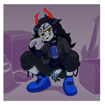  2025 artificial_limb casual fashion fullres illegal_vriska instrument jaggy_lines solo vhorgeus vriska_serket 