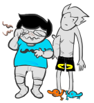 2026 blush casual dirk_strider doctoraiama fullres jane_crocker no_glasses no_shirt portalship redrom scars shipping smuppets undergarments