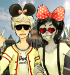  broken_source casual coolkids costly dave_strider disney fashion hat real_life redrom shipping terezi_pyrope the_finger 