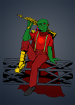  2014 artificial_limb caliborn fullres godtier golden_rifle hootlord lord sitting solo time_aspect 