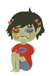  choanocyte crying harmonystuck private_source sitting sollux_captor solo 